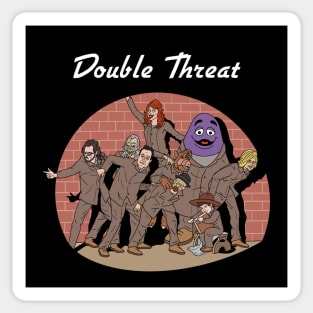 Double Threat On The Run Sticker